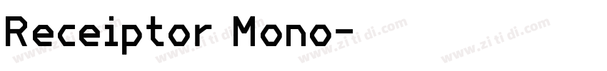 Receiptor Mono字体转换